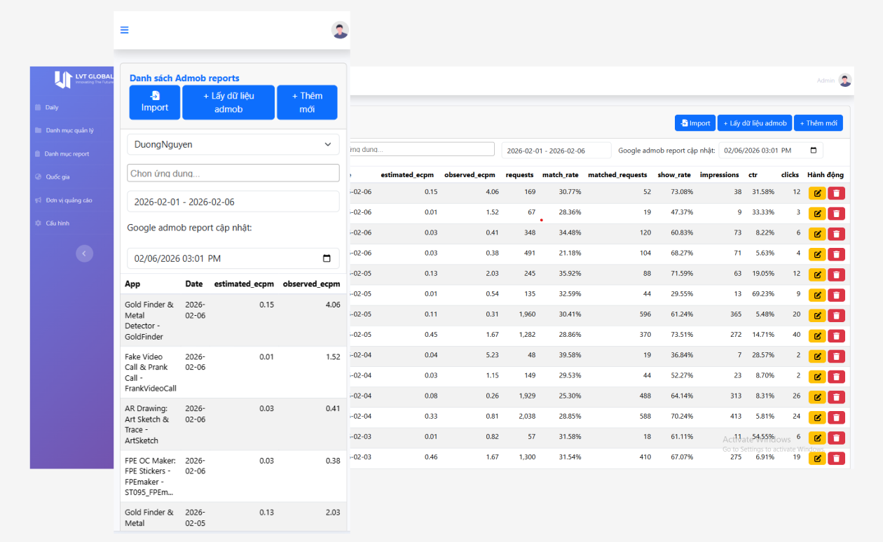 Báo cáo tự động